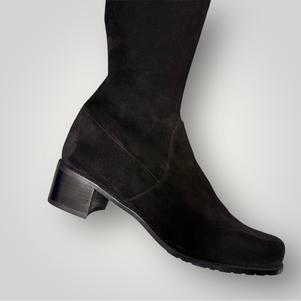 Stuart Weitzman Midland Suede Leather Over-The-Knee Heels Tall Boots Sz 9.5 - Picture 10 of 16